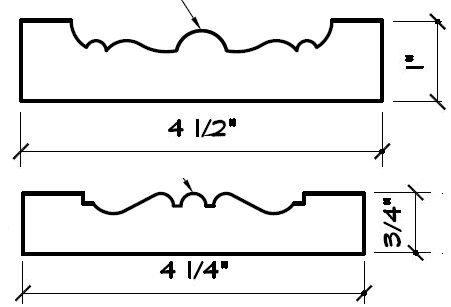 Customer Sketch Of Custom Molding Shapes